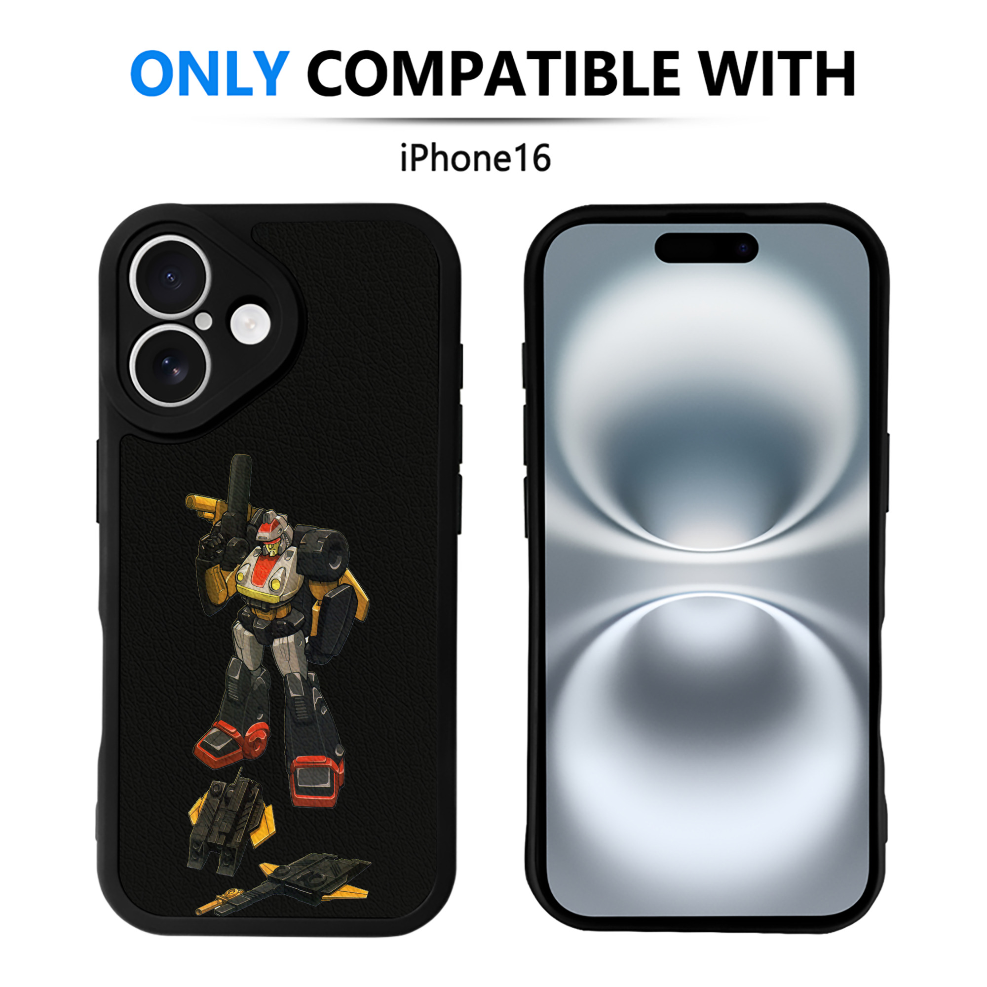（画像用）  【iPhone 16シリーズ対応】シリコンスマホケース（レザー調） 材質：シリコン